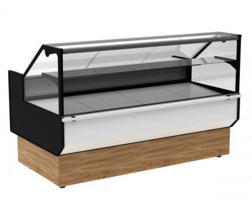 Витрина холодильная GC95 SL 1,0-1 (ВХСн-1,0 Carboma GC95 KombiLux) (0108 темный дуб)