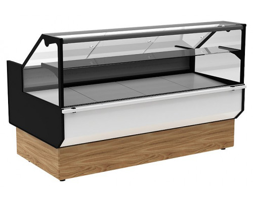 Витрина холодильная GC95 SM 2,0-1 (ВХС-2,0 Carboma GC95 KombiLux) (0108 темный дуб)