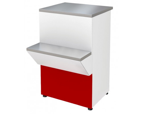 Прилавок нейтральный П2629 Нова красный