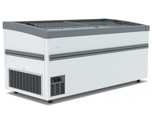 Ларь-бонета UF 2100 ВЕ серый с корзинами