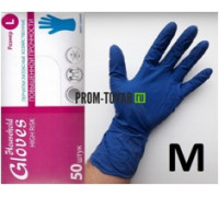 Перчатки латексные household gloves high повышенной прочности упаковка 50 пар