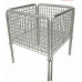 Корзина для распродаж 75*75*80 см хром 0401-75-75