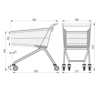 Покупательская тележка AT-123