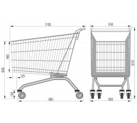 Покупательская тележка AT-240