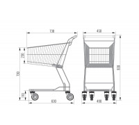 Покупательская тележка FT-58
