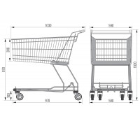 Покупательская тележка FTR-150S