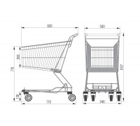 Покупательская тележка FTR-90S