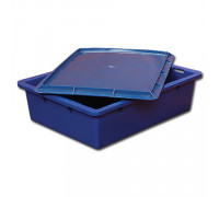 Ящик пластиковый сырково-творожный сплошной 306П 53,2х40х14см цветной