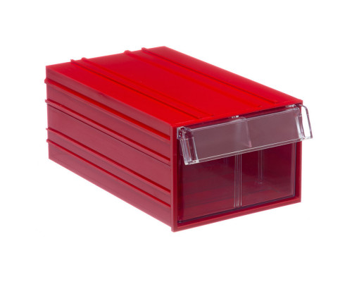 Пластиковый короб Стелла-Т С-2-красный-прозрачный