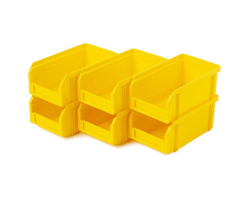 Пластиковый ящик Стелла-Т V-1-К6-желтый