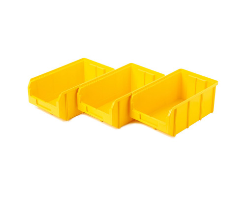 Пластиковый ящик Стелла-Т V-3-К3-желтый
