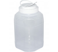 Бидон пластиковый 3 литр, арт.: БН-3, неокрашенный, код: 15283