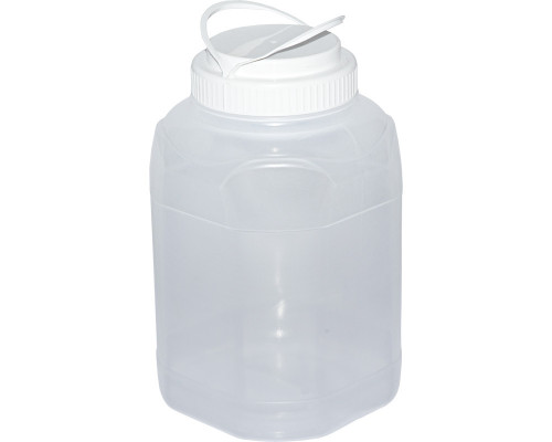 Бидон пластиковый 3 литр, арт.: БН-3, неокрашенный, код: 15283