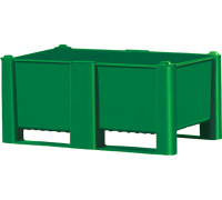BoxPallet 1200х800х540 мм сплошной зеленый