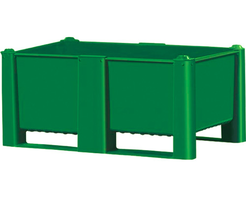 BoxPallet 1200х800х540 мм сплошной зеленый