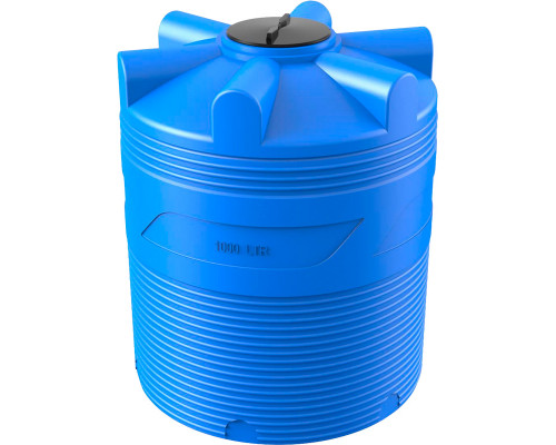 Пластиковая ёмкость 1000 литров, арт.: V 1000, цвет: синий, код: 19214