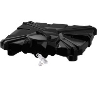 Пластиковый бак для душа 110 литров с подогревом, арт.: Б-110(М) с подогревом, цвет: чёрный, код: 25916