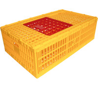 Ящик перфорированный 970*570*300 мм, объем  л., арт.: 311-300 м, жёлтый, код: 26642