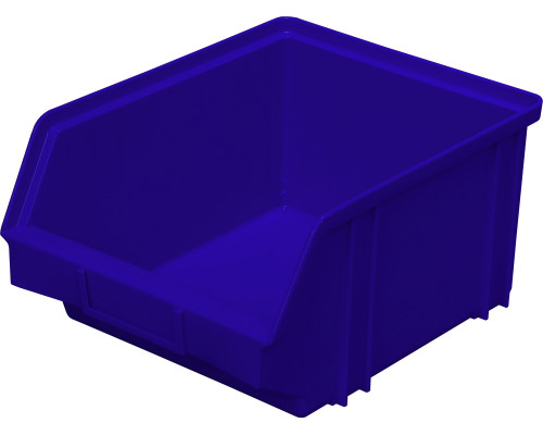 Ящик сплошной 290*230*150 мм, объем 10.01 л., арт.: 7962, синий, код: 01686
