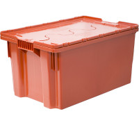Ящик сплошной 600*400*315 мм, объем 52 л., арт.: 601-1 SP м, оранжевый, код: 18664