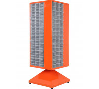 Ящик сплошной 600*600*1660 мм, объем  л., арт.: MT3-K, оранжевый, код: 20154