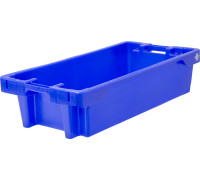 Ящик сплошной 800*450*190 мм, объем  л., арт.: Fish box 20 blue, синий, код: 18465