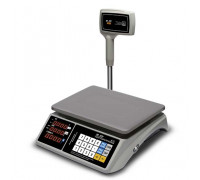 Весы M-ER 328 ACPX-15.2 Touch-M RS232 и USB Lcd торговые со стойкой