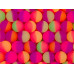 Мячи прыгуны 25 мм Цветной лед упаковка 100 штук