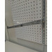 Вертикаль Кронштейн для полок с силиконовым уплотнителем 30 см к направляющей