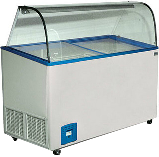 Витрина для мороженого Crystal Venus 56 vitrine (curved) гнутое Витрина для мороженого Crystal Venus 56 vitrine (curved) гнутое