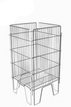 Корзина для распродаж 60*60*80 см цинк-хромовое покрытие 0402-60-60 Корзина для распродаж 60*60*80 см цинк-хромовое покрытие 0402-60-60