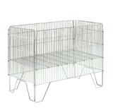 Корзина для распродаж 100*60*80 см серый металлик Корзина для распродаж 100*60*80 см серый металлик